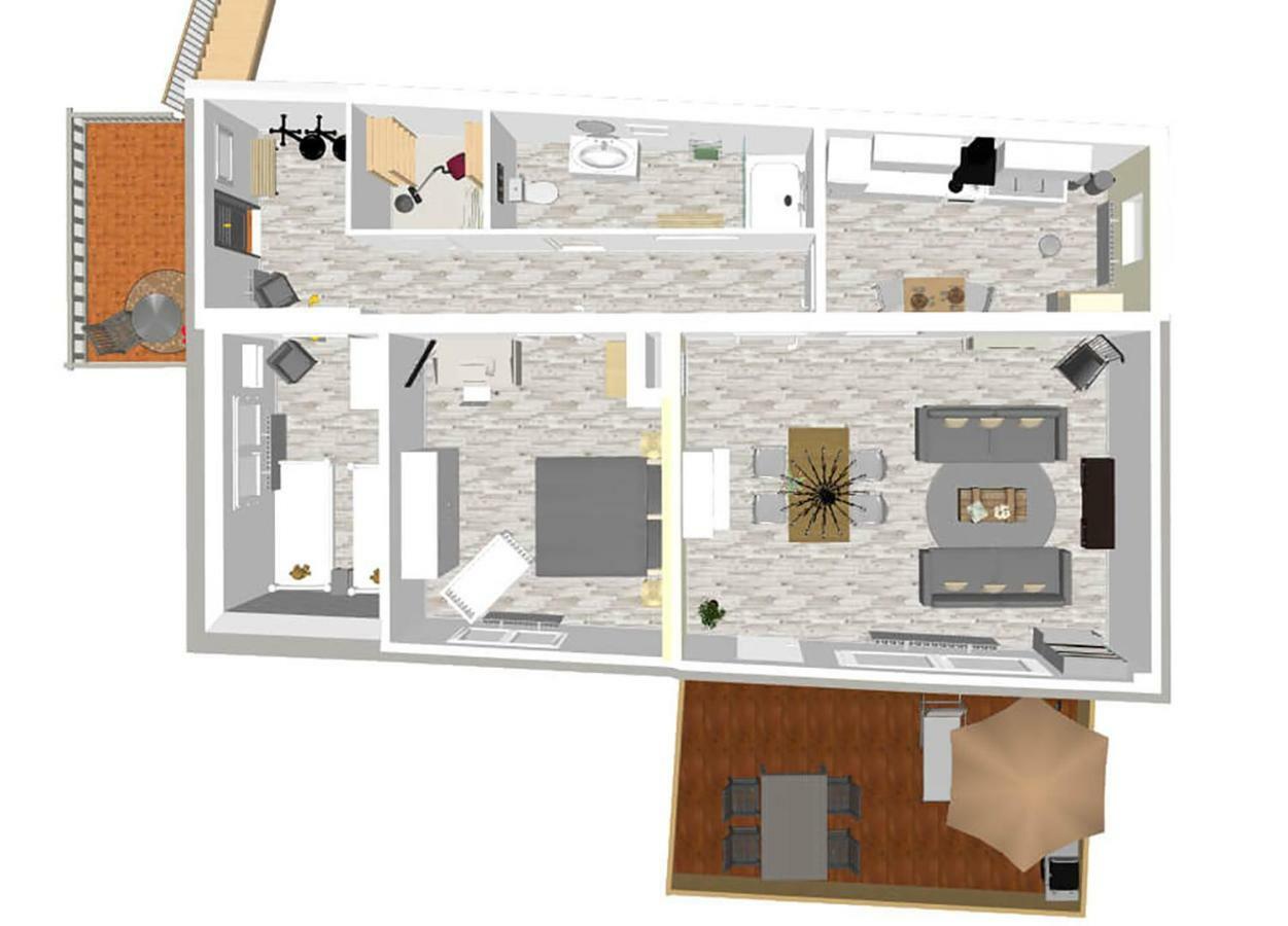 Grosse, Helle Ferienwohnung Mit 2 Balkonen Auf Dem Bauernhof In Der Lueneburger Heide Oetzen Eksteriør billede