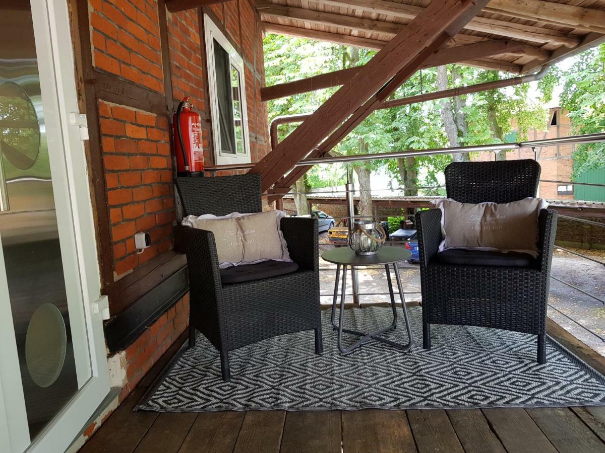 Grosse, Helle Ferienwohnung Mit 2 Balkonen Auf Dem Bauernhof In Der Lueneburger Heide Oetzen Eksteriør billede